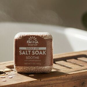 Pacha Soap Co.'s Salt Block, Soothe, 1 Count, 5 oz Colloidal Oatmeal